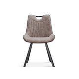 Stoel 'Pablo' Micro fiber PU Grijs
