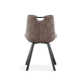 Stoel 'Pablo' Micro fiber PU Grijs