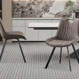 Stoel 'Pablo' Micro fiber PU Donkergrijs