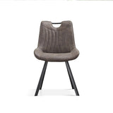 Stoel 'Pablo' Micro fiber PU Donkergrijs