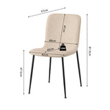 Stoel 'Alice' Corduroy Beige