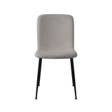 Stoel 'Alice' Corduroy Lichtgrijs