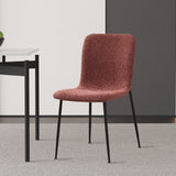 Stoel 'Alice' Bouclé Roze