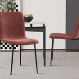 Stoel 'Alice' Bouclé Roze