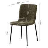 Stoel 'Alice' Bouclé Groen