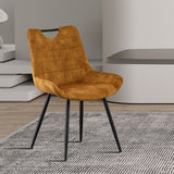 Stoel 'Nina' Fluweel Goud