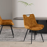 Stoel 'Nina' Fluweel Goud