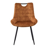 Stoel 'Nina' Fluweel Goud