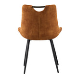 Stoel 'Nina' Fluweel Goud