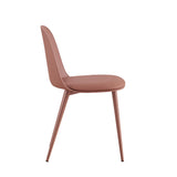 Stoel 'Jasmin' Zitting PP kussen PU Terracotta