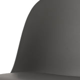 Stoel 'Jasmin' Zitting PP kussen PU Grijs