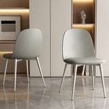 Stoel 'Jasmin' Zitting PP kussen PU Grijs-groen