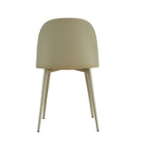 Stoel 'Jasmin' Zitting PP kussen PU Grijs-groen