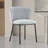 Stoel 'Arthur' Stof Ote Belfast 41 Lichtgrijs