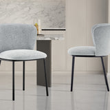 Stoel 'Arthur' Stof Ote Belfast 41 Lichtgrijs