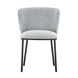 Stoel 'Arthur' Stof Ote Belfast 41 Lichtgrijs