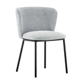 Stoel 'Arthur' Stof Ote Belfast 41 Lichtgrijs