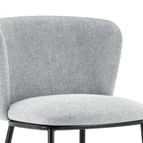 Stoel 'Arthur' Stof Ote Belfast 41 Lichtgrijs