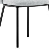 Stoel 'Arthur' Stof Ote Belfast 41 Lichtgrijs