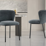 Stoel 'Arthur' Stof Ote Belfast 39 Donkergrijs