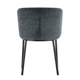 Stoel 'Arthur' Stof Ote Belfast 39 Donkergrijs