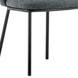 Stoel 'Arthur' Stof Ote Belfast 39 Donkergrijs