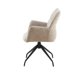 Stoel 'Lamor' Draaibaar tot 0 Stof Davis Perfect Harmony 04 Zand