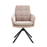 Stoel 'Luna' Draaibaar tot 0 Corduroy Fabb Hyper 38 Zand