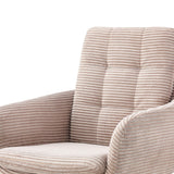 Stoel 'Luna' Draaibaar tot 0 Corduroy Fabb Hyper 38 Zand