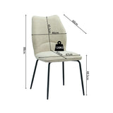 Stoel 'Lara' Stof Ote Sea 140 Ecru