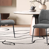 Stoel 'Lara' Stof Ote Sea 456 Grijs