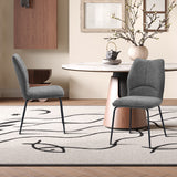 Stoel 'Lara' Stof Ote Sea 456 Grijs