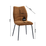 Stoel 'Lara' Stof Ote Sea 500 Roest