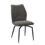 Stoel 'Lara' Draaibaar tot 0 Stof Ote Sea 456 Grijs