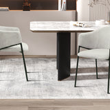 Stoel 'Hugo' Corduroy Lichtgrijs