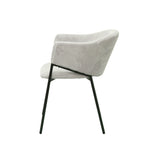 Stoel 'Hugo' Corduroy Lichtgrijs