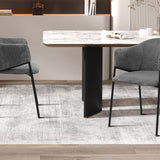 Stoel 'Hugo' Corduroy Donkergrijs