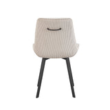 Stoel 'Amelie' Corduroy Zand