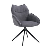 Stoel 'Mahi' Draaibaar tot 0 Stof Ote Share 456 Donkergrijs