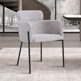 Stoel 'Naomi' Stof Beige