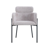 Stoel 'Naomi' Stof Beige