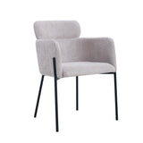 Stoel 'Naomi' Stof Beige