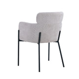 Stoel 'Naomi' Stof Beige