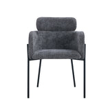 Stoel 'Naomi' Stof Grijs