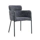 Stoel 'Naomi' Stof Grijs