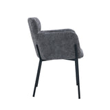 Stoel 'Naomi' Stof Grijs