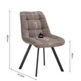 Stoel 'Lizzy' Stof Ote Share 400 Peper