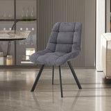 Stoel 'Lizzy' Stof Ote Share 456 Donkergrijs