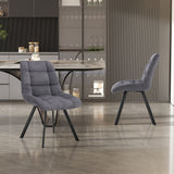 Stoel 'Lizzy' Stof Ote Share 456 Donkergrijs