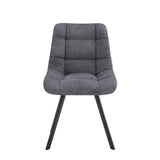 Stoel 'Lizzy' Stof Ote Share 456 Donkergrijs